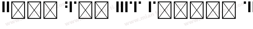 Mark For MC Narrow W字体转换
